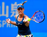 德国网球女将克柏获得了武汉公开赛冠军。（Kevin Lee/Getty Images）